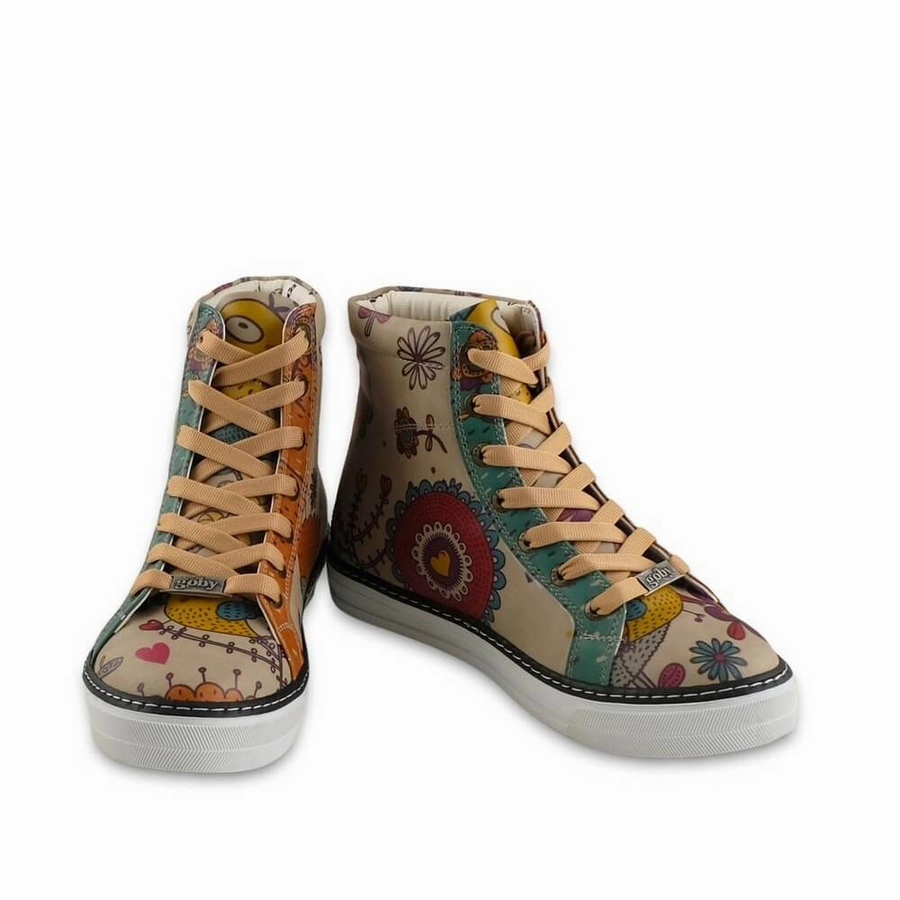 Sneaker Boots CV5031 Low Heel Leather Boots