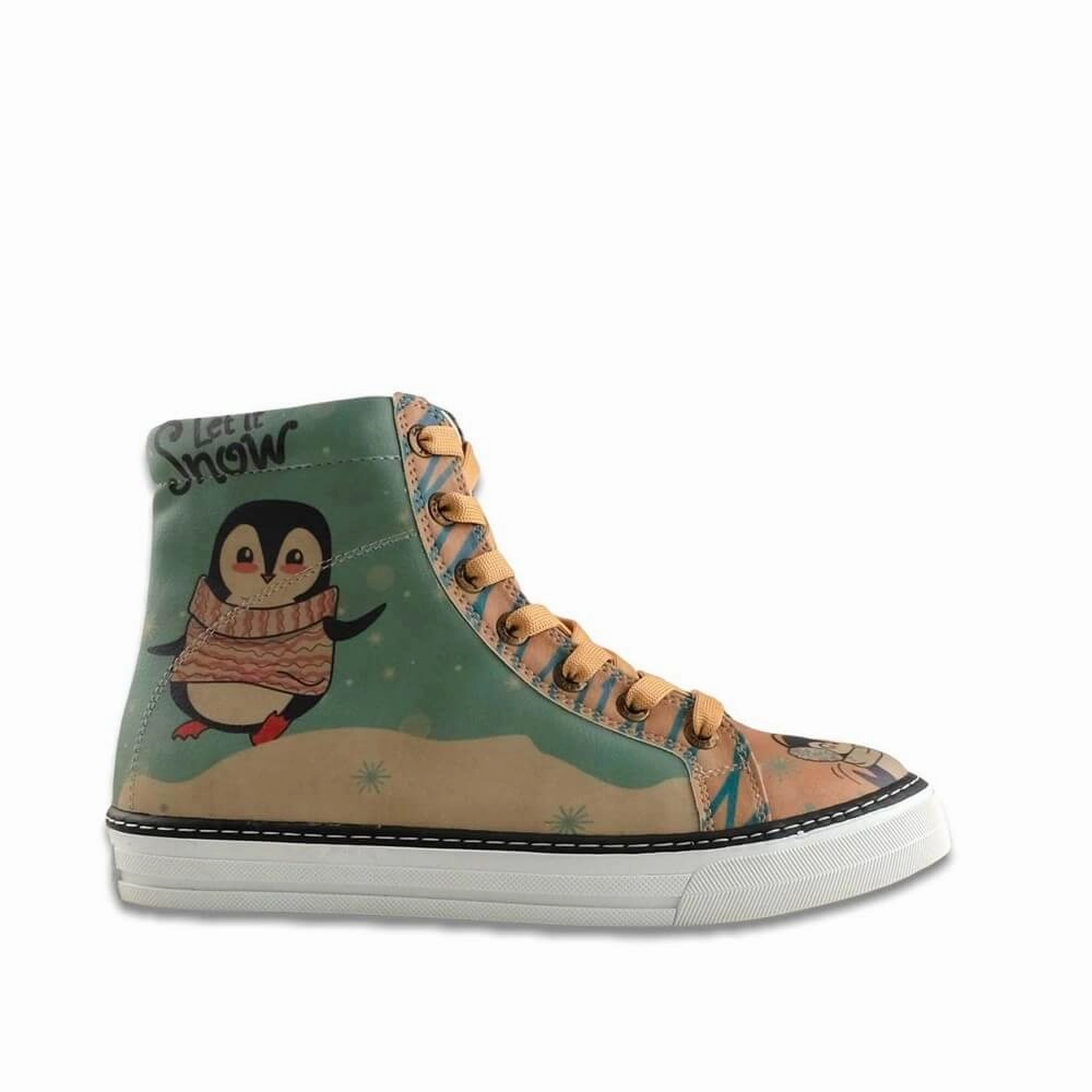 Mid Calf Combat Boots Sneaker Boots CV5032