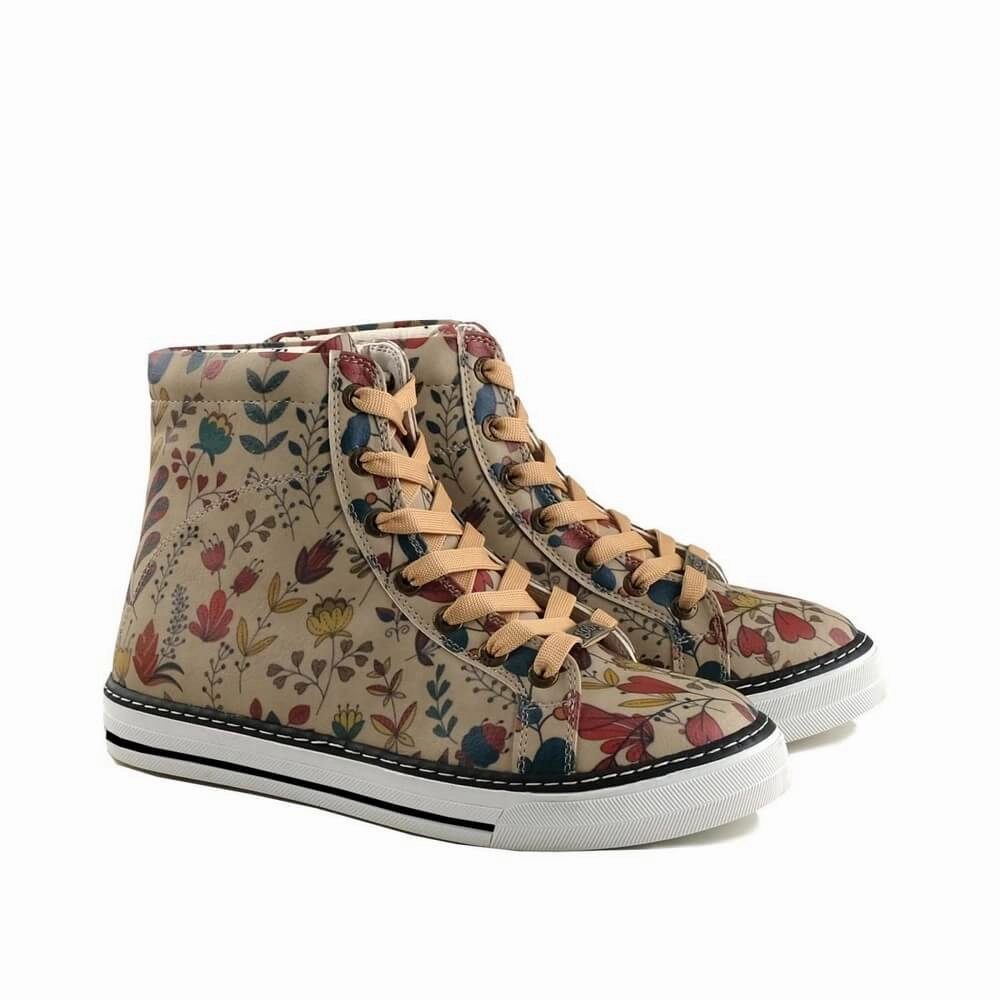 Knee High Boots With Buckles Sneaker Boots CV5044