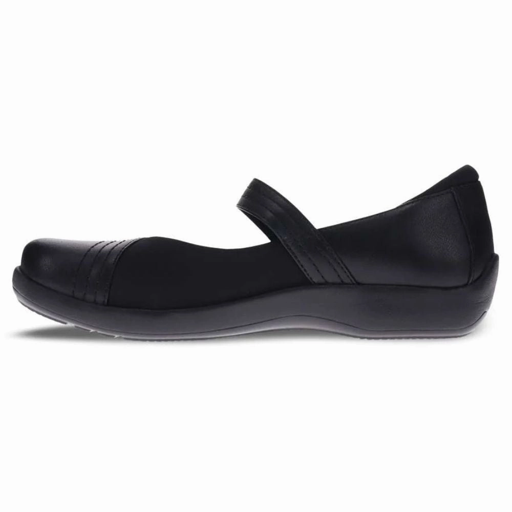 Revere Timaru Black French Mary Jane Shoe (Women's) Best Shoes For Overweight Flat Feet