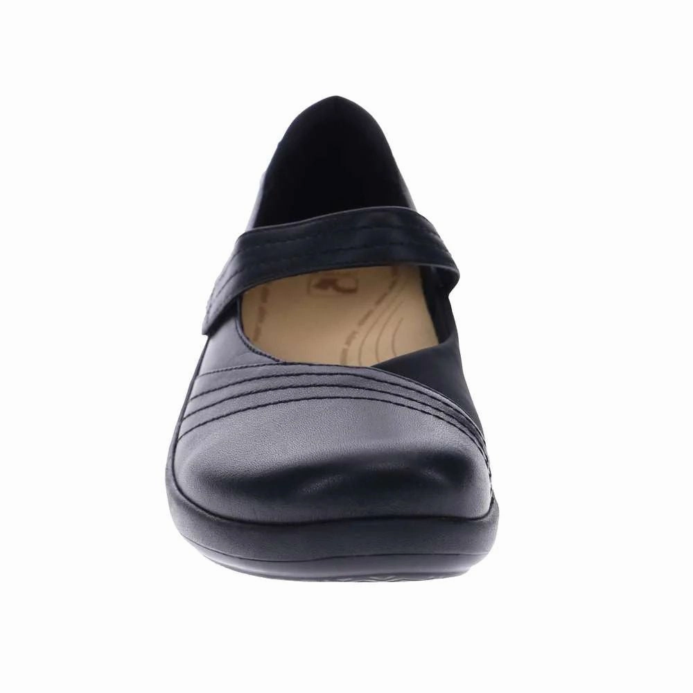 Revere Timaru Black French Mary Jane Shoe (Women's) Best Shoes For Flat Feet And Overpronation