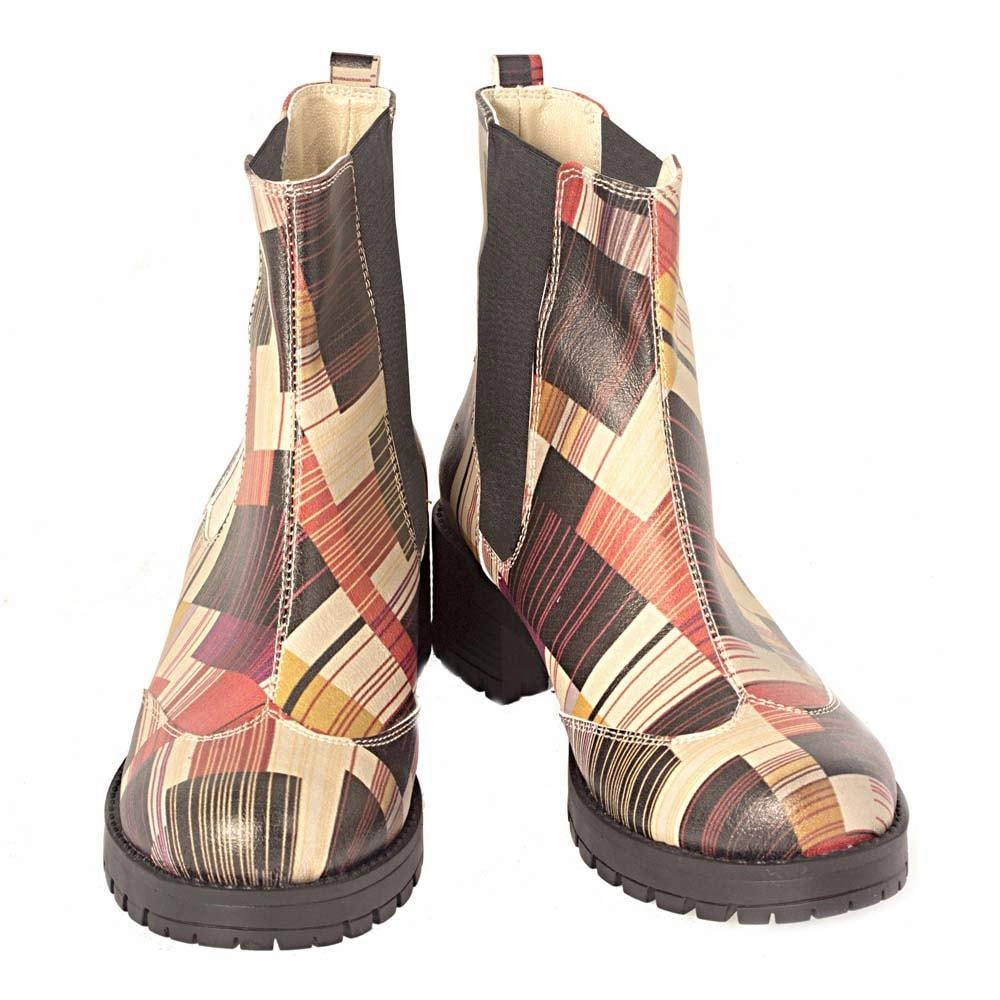 Rick Owens Fur Boots Pattern Short Boots LAS102