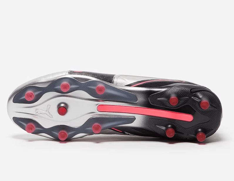 Low Cut Cleats Soccer PUMA King Ultimate FG/AG Firm/Multi-Ground Soccer Cleats Silver