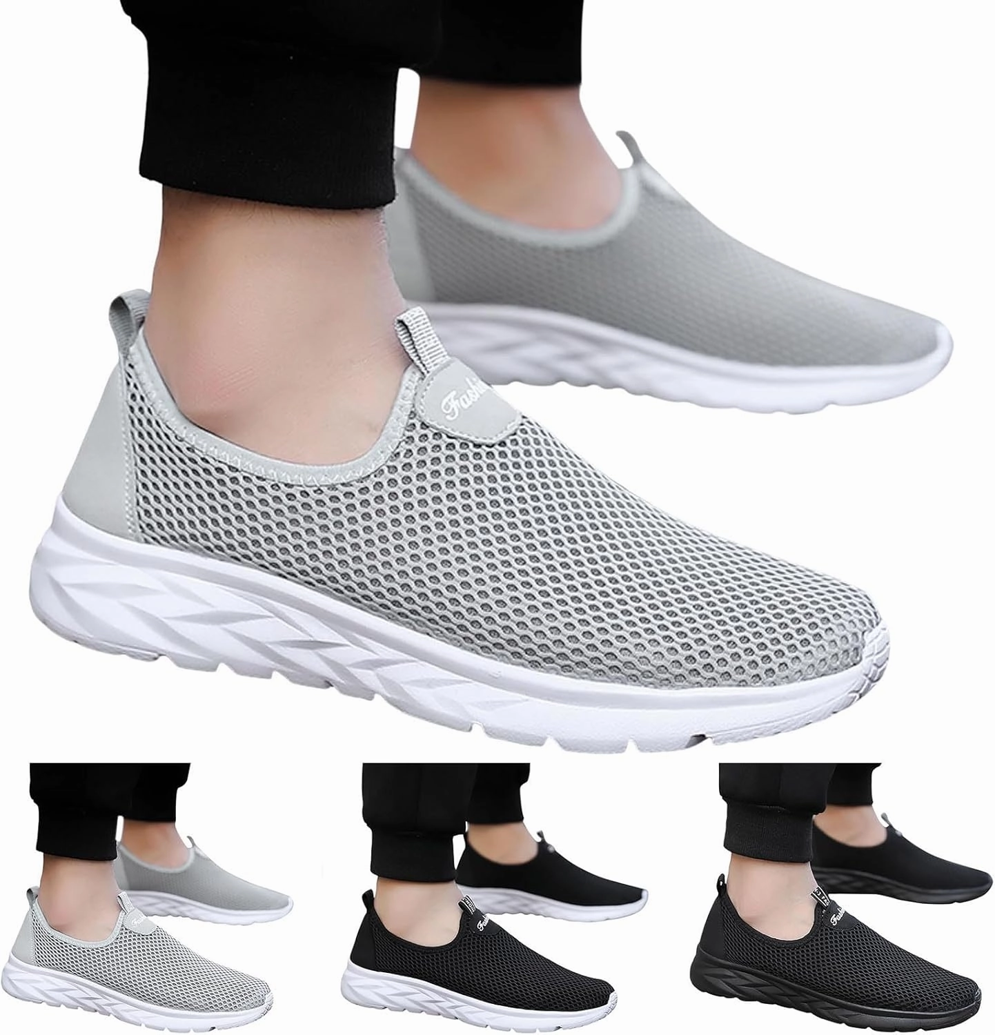 Mens Athletic Shoes Men's Fashion Sneakers Slip on Shoe for Men Shoe for Men Athletic Gym Sport Sneaker Formal Plus Casual Shoes