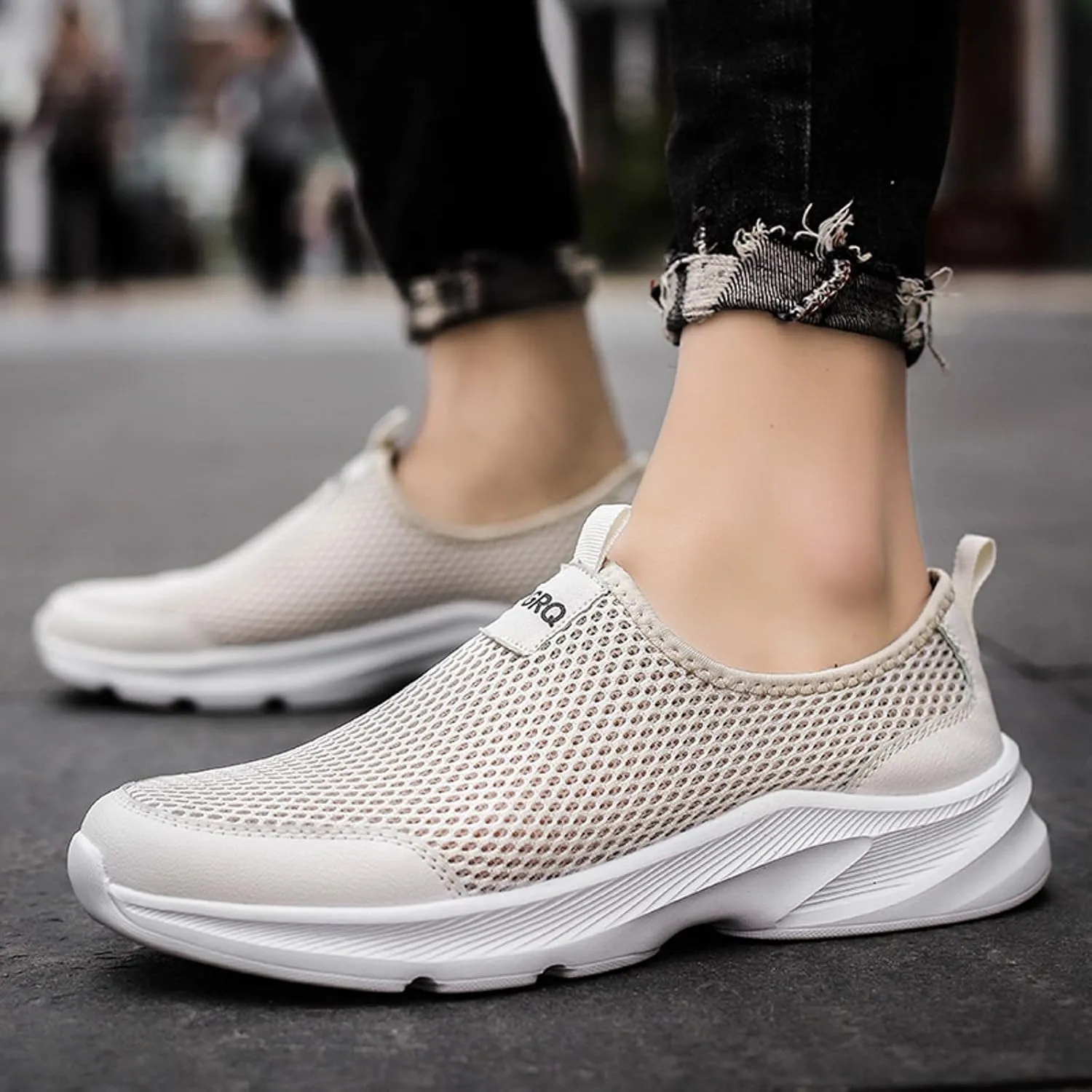 Sneakers To Wear With Skirts Mens Slip on Shoes Men's Sneakers Slip on Shoe for Men Shoe for Men Comfortable Athletic Gym Sneaker