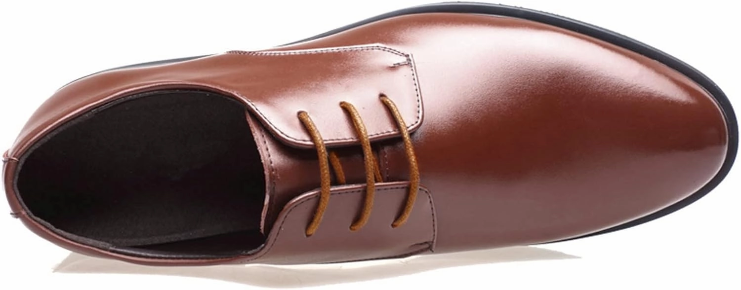 Best White Casual Shoes Tan Formal Leather Shoes for Men Color Solid Business Fashion Summer Style Shoes Leather Men's Leisure Breathable Men's Leather Shoes Men's Dress Oxfords Breathable Mesh Shoes