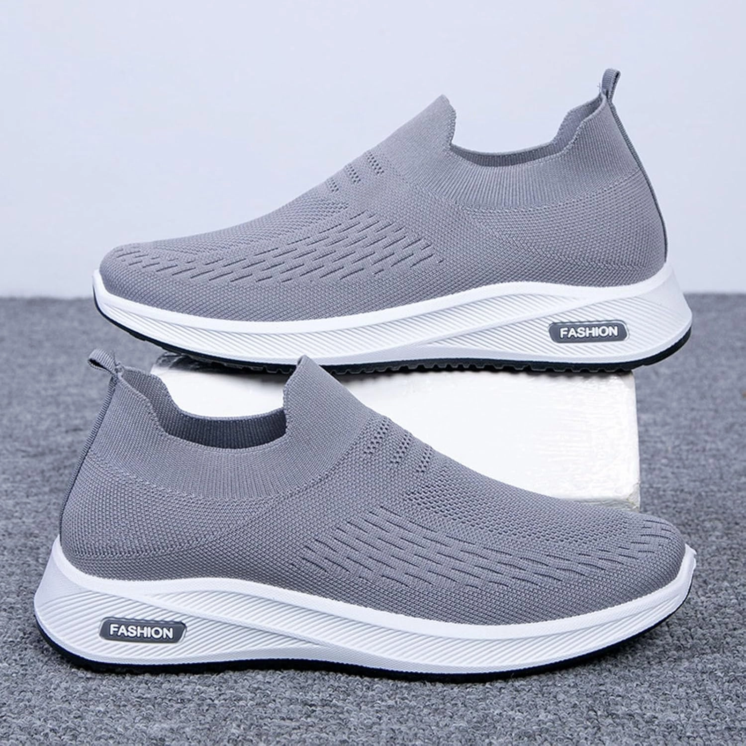 Casual Slides Shoes Mens Athletic Shoes Men's Shoes Walking Shoe for Men Slip on Shoe for Men Comfortable Running Trail Sneaker