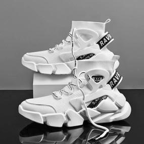 Dimitrov Tennis Shoes HOT! High-top Men's Sneakers Heighten Fashion Men Casual Shoes Autumn 2021 New Plus Size White Sneakers Damping Tennis Shoes
