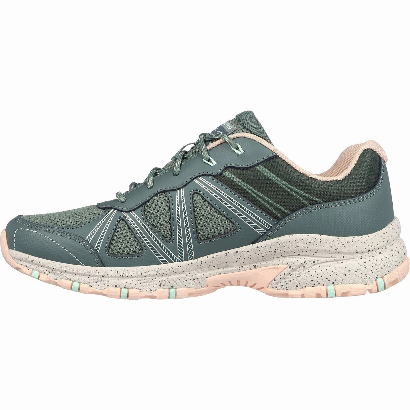 Women's Wide Fit Skechers 180018 Hillcrest Ridge Sneakers Ultra Running Shoes Trail