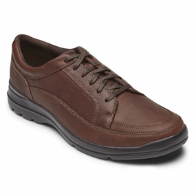 Rockport Junction Point Chocolate Leather Lace-Up Shoe (Men's) Louis Philippe Casual Shoes