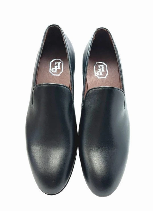 Slip On Flower Style: Pelle Warren P00052 Black