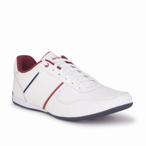 Leap7x Casual White Sneakers For Men TORONTO By Liberty Best Sneakers For Cement Floors