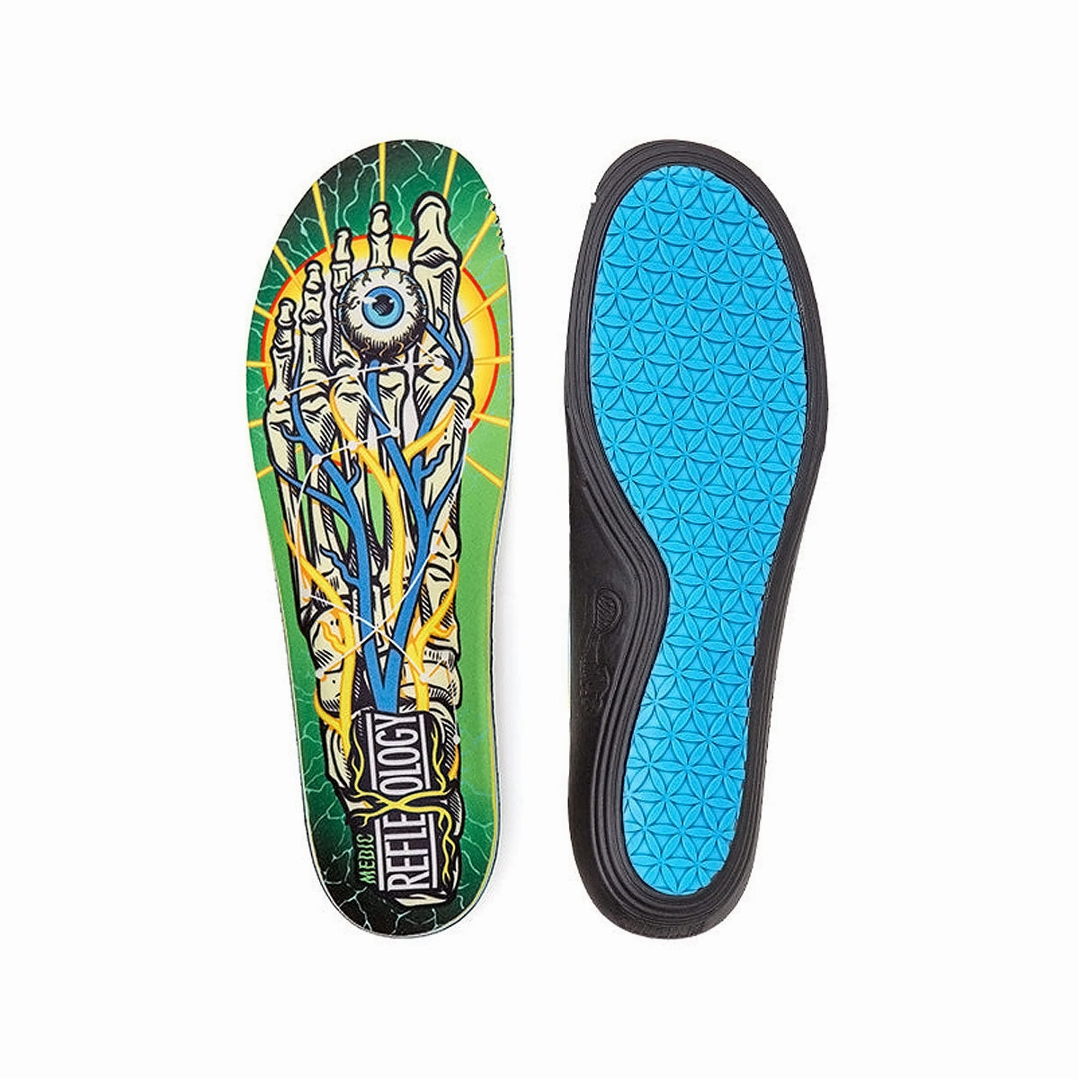 Remind Medic Impact Reflexology 5.5MM Mid-High Arch Shoe Insole High Heels And Cars