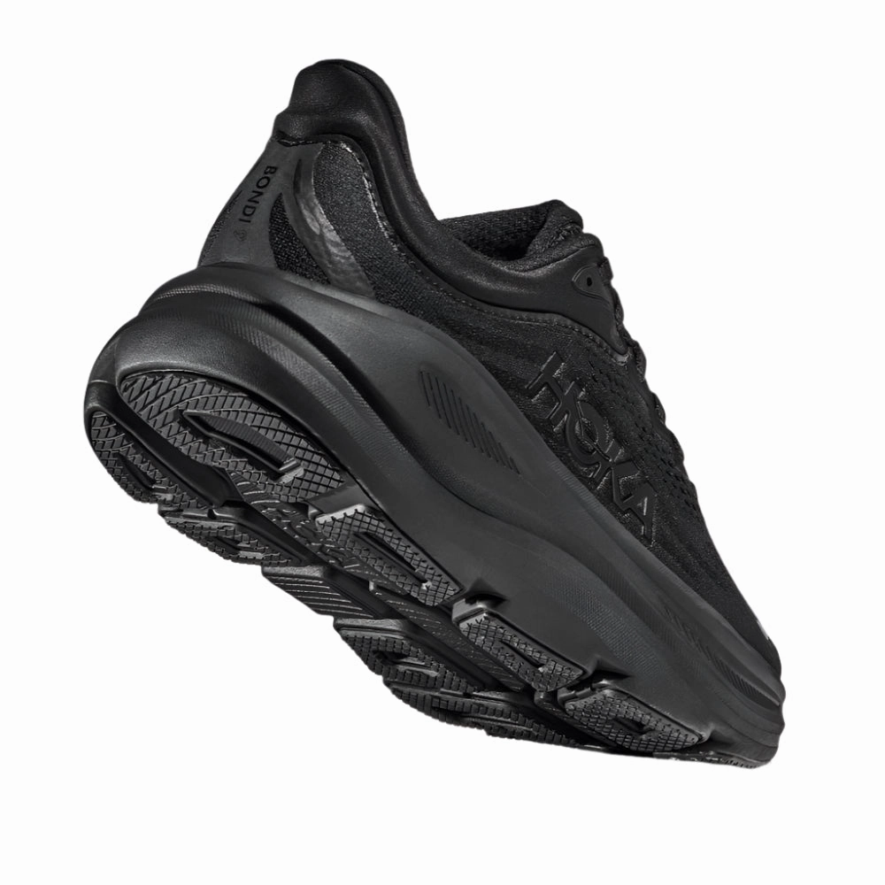 Karl Meltzer Hoka Men's Bondi 9 Black / Black Extra Wide