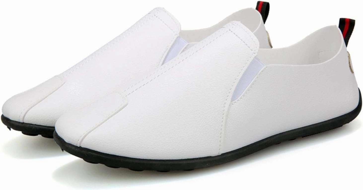 Casual Boat Shoe With Neverwet Leisure Men's Four Seasons Non Slip Flat Round Toe Breathable Slip On Lazy Leisure Casual Dress Shoes for Men Size 8 Mesh