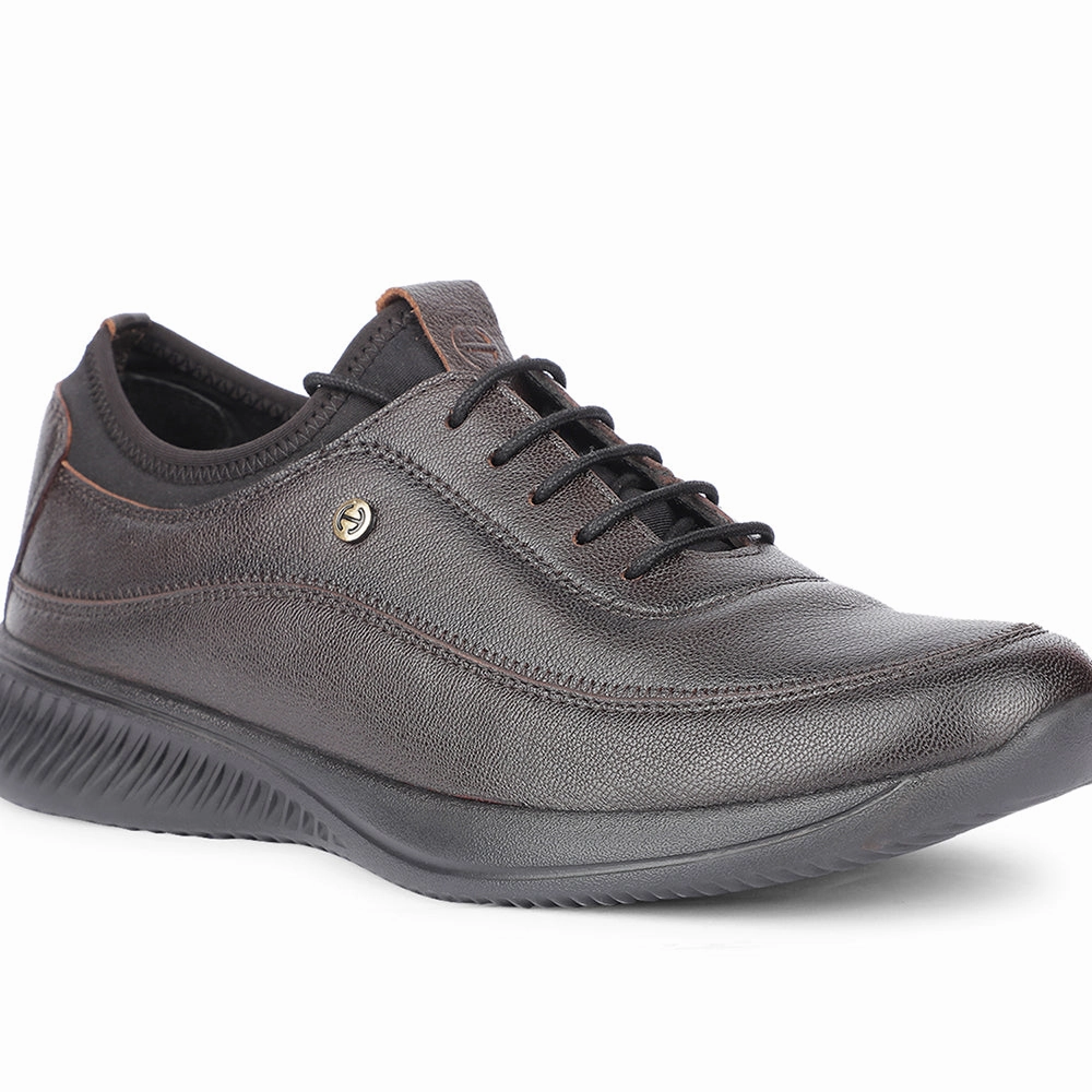 Shoes Business Healers Casual Brown Lacing Shoes For Men A576-07 By Liberty