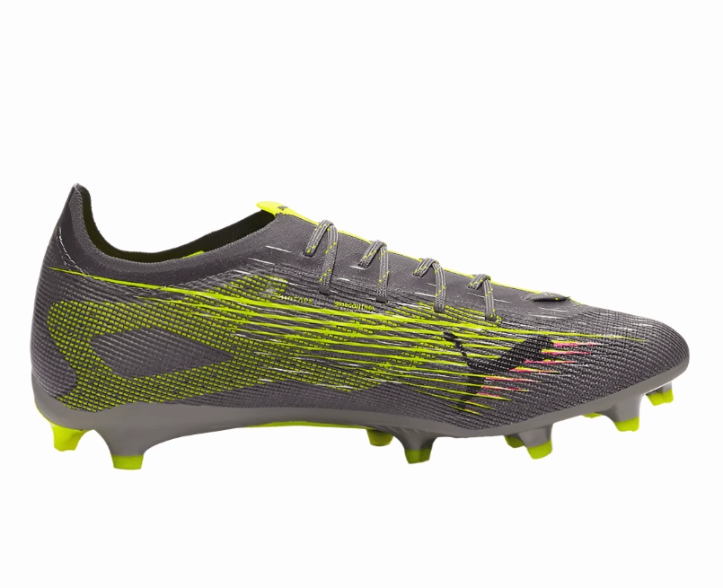 PUMA Ultra 5 Pro FG/AG Firm/Multi-Ground Soccer Cleats Silver Cleats Soccer Shoes Football