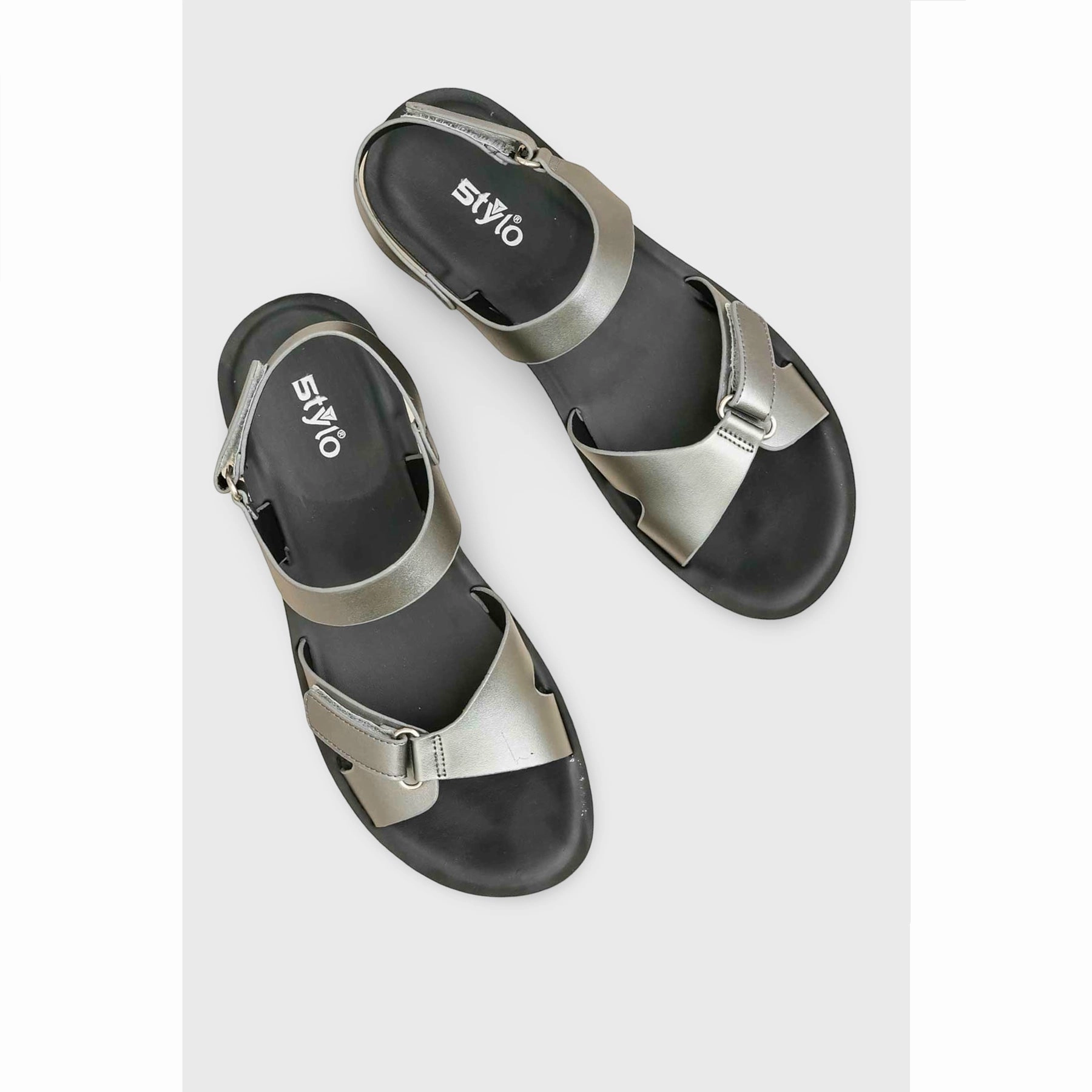 Plaid Casual Shoes Grey Casual Women Softy CLS030
