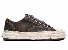 Rock Climbing Shoes Beginner Maison Mihara Yasuhiro Denim Peterson Low in Black