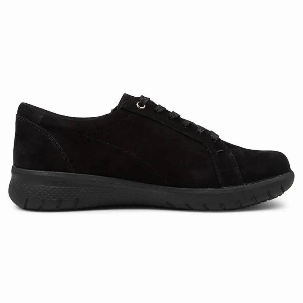 Walking Cradles Ziera Solar Black Nubuck Sneaker (Women's)