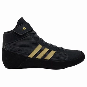 adidas Havoc Kids Wrestling Shoes Charcoal & Gold Childrens Boxing Hoka Snow Boots