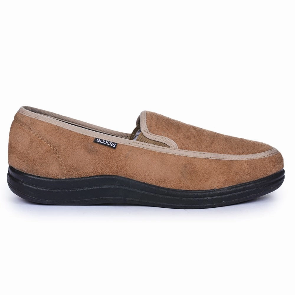 Most Popular Casual Shoes Gliders (Beige) Casual Slip on Shoes For Men 3070-65 By Liberty