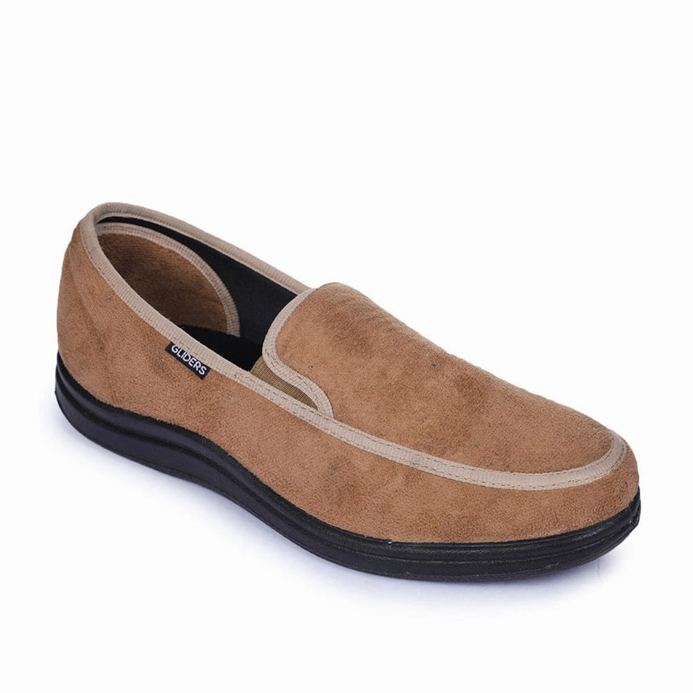 Gliders (Beige) Casual Slip on Shoes For Men 3070-65 By Liberty 8053 Harvest Leather Casual Shoes