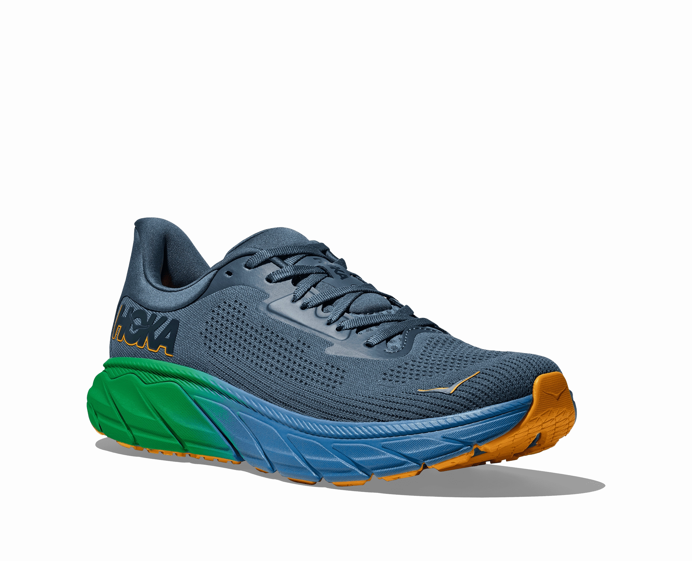 Hoka Arahi 7 M | Thunder Cloud/Stormy Skies | Wide Fit 2E Best Running Shoe With Arch Support