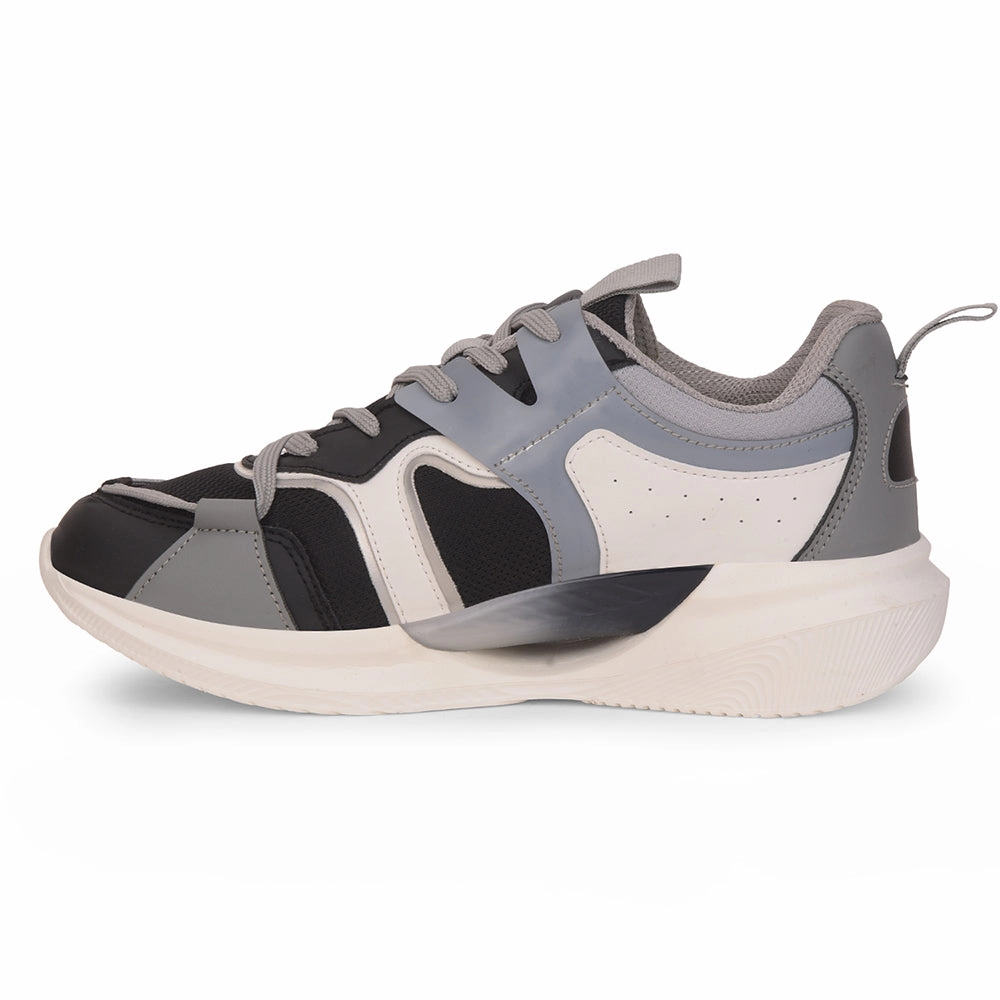 Best Road Running Shoe Leap7x Light Grey Sports Lacing Running Shoes For Kids GAMEON-2EL By Liberty