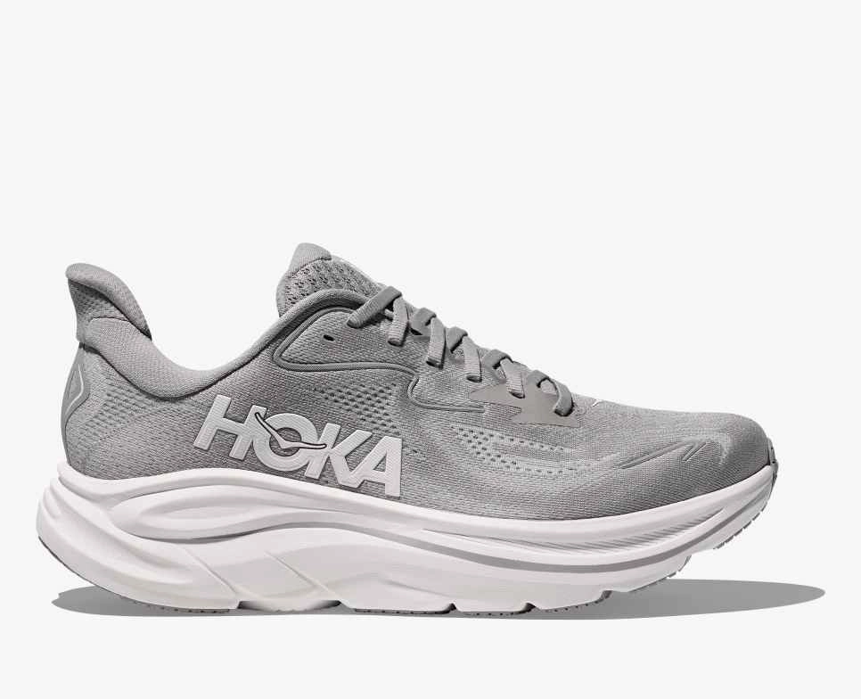 Best Shoes For Being On Feet All Day Hoka Clifton 10 (Stellar Grey) - Men's