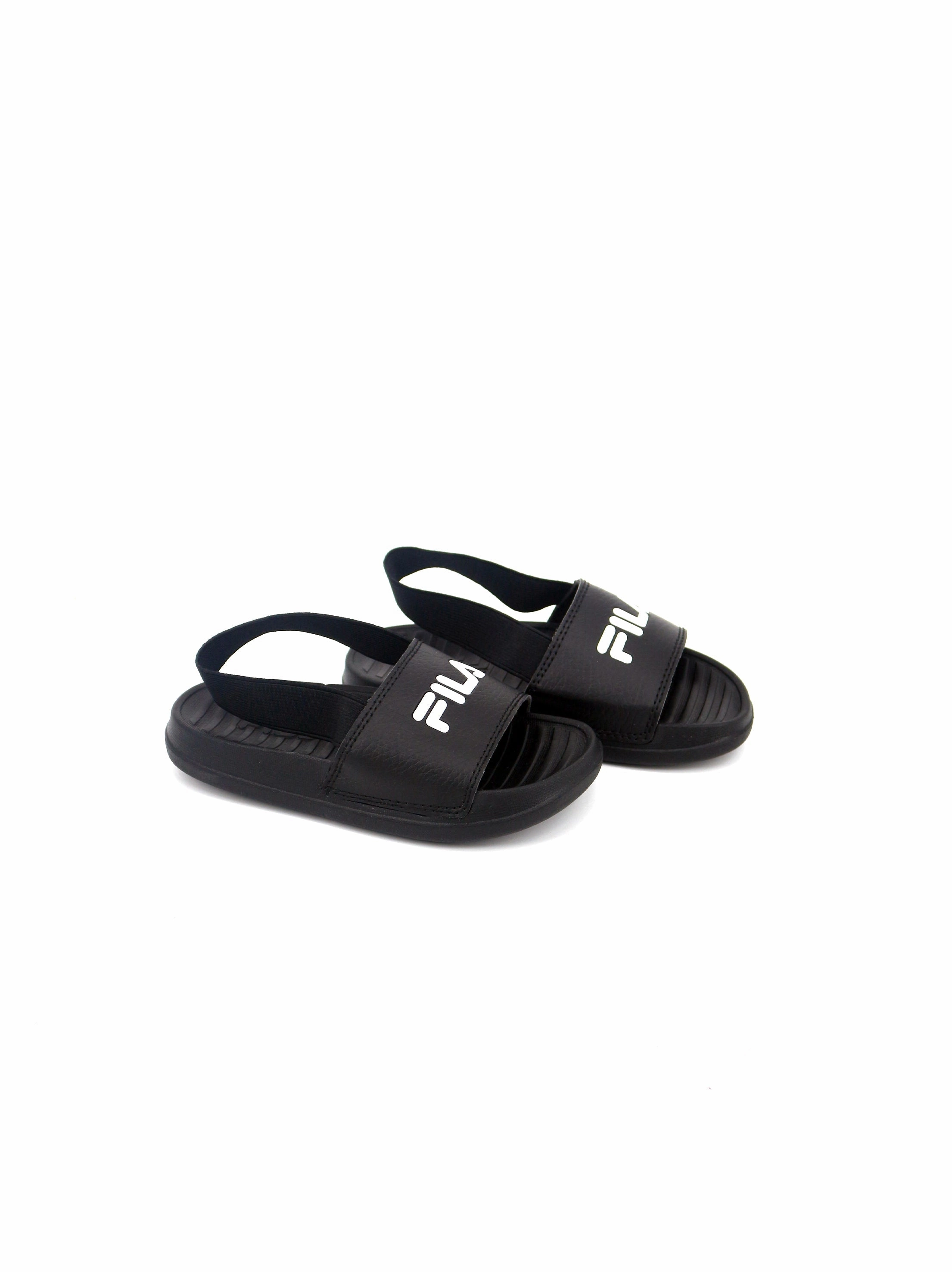 House Shoes & Slippers Kids Boy Brand Logo Slide Sandals,Black