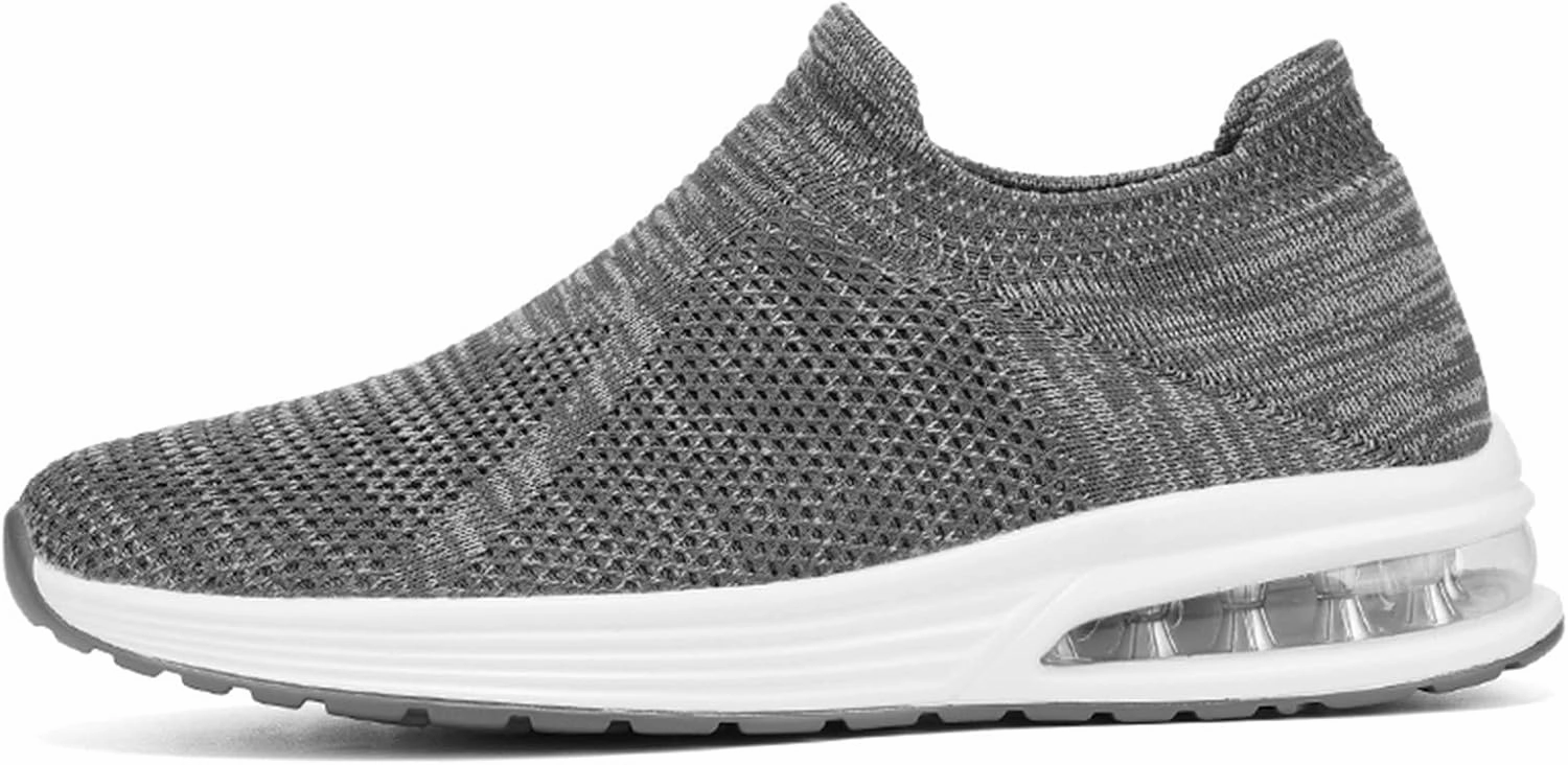 Tennis Shoes Men Barefoot Shoes Men Men's Hands Free Slip On Sneaker Lightweight Breathable Walking Gym Tennis Athletic Footwear Slip on Sneakers Hooka Sneakers