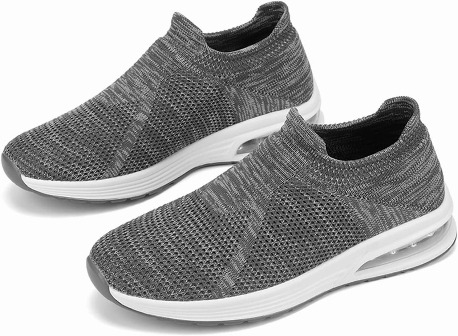 Tennis Shoes Men Barefoot Shoes Men Men's Hands Free Slip On Sneaker Lightweight Breathable Walking Gym Tennis Athletic Footwear Slip on Sneakers Most Comfortable Sneakers