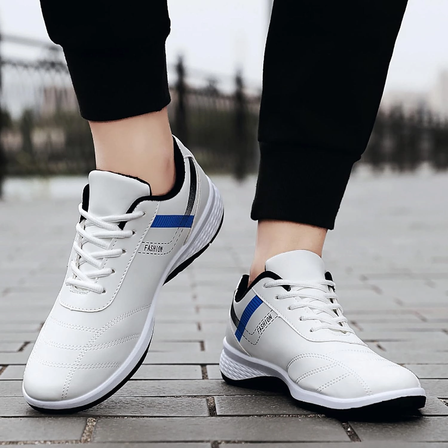 9060 Sneakers Tennis Shoes Men White Tennis Shoes Men Non Slip Running Lightweight Workout New Sneakers for Men's Comfortable Walking Comfortable for Black Barefoot