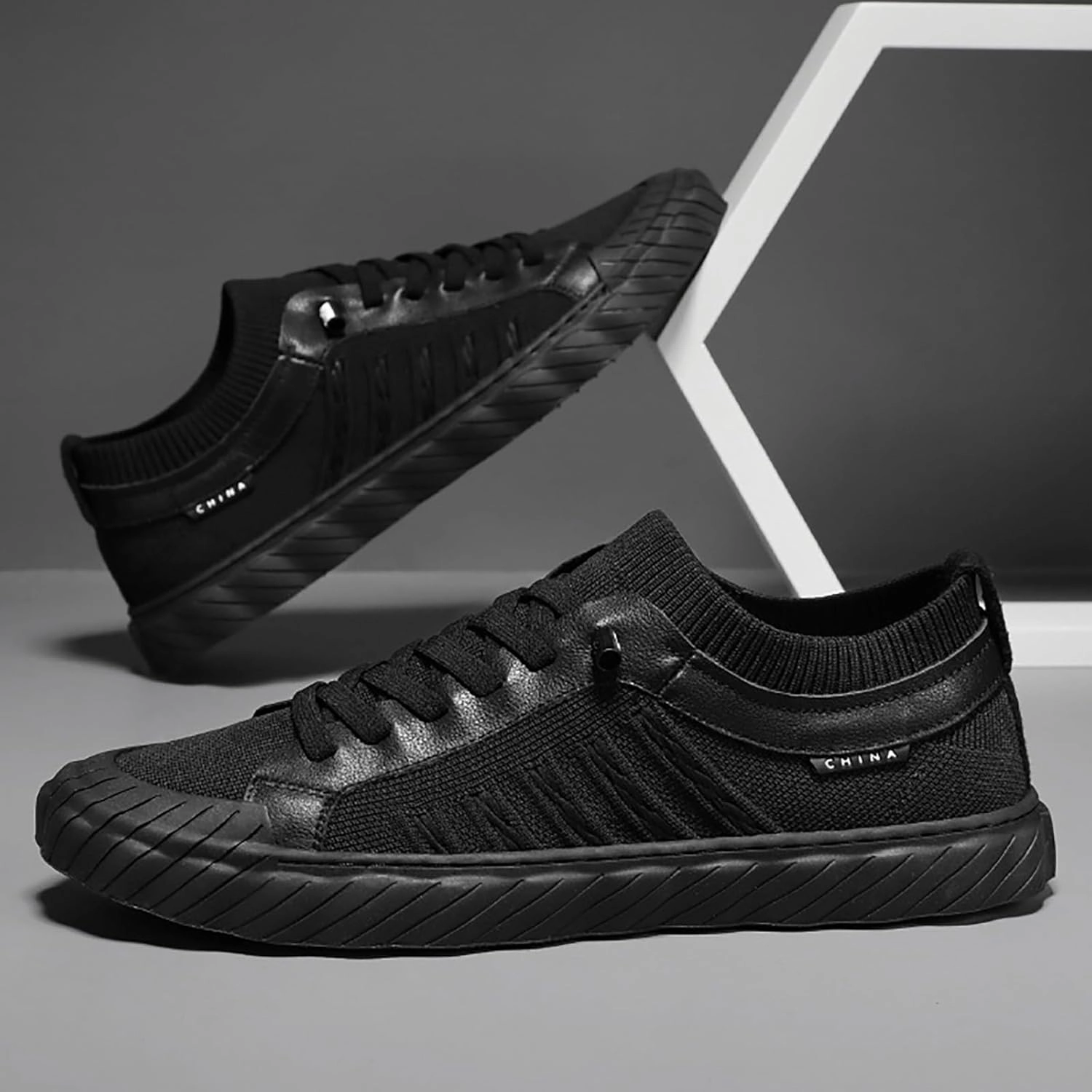 Tennis Shoes Men White Tennis Shoes Men Non Slip Running Lightweight Workout New Sneakers for Men's Comfortable Walking Comfortable for Black Barefoot Silver Sneakers