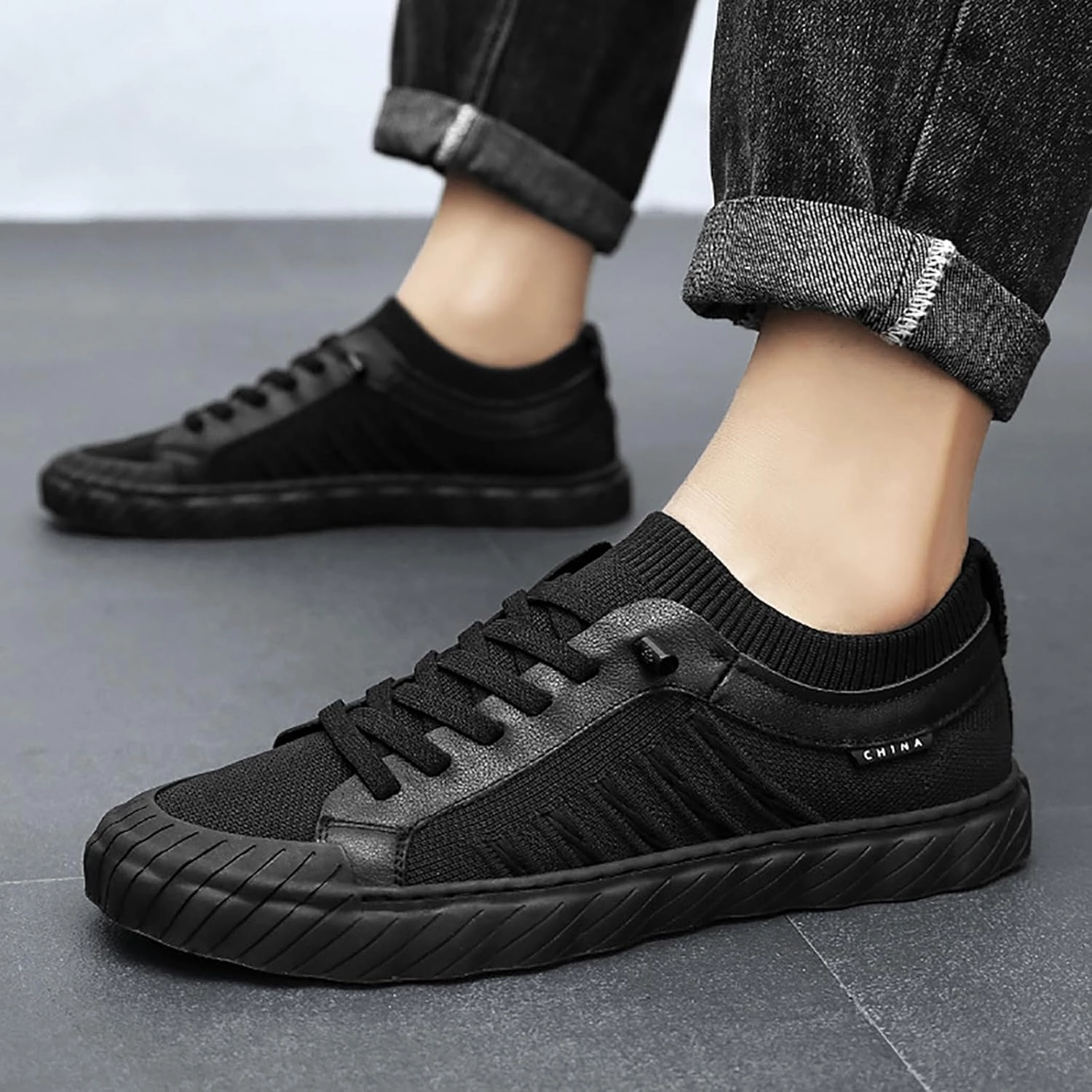 Tennis Shoes Men White Tennis Shoes Men Non Slip Running Lightweight Workout New Sneakers for Men's Comfortable Walking Comfortable for Black Barefoot Dress Pants With Sneakers