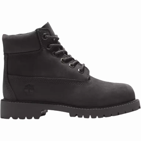 Timberland Kid's Junior Premium 6-Inch Waterproof Boots Shoes - Dark Grey Nubuck Gear Heavy Duty Waterproof Protector Reviews