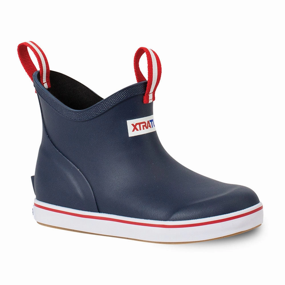 Arctic Winter Boots XTRATUF Little   Big Kids Ankle Deck Boots- Navy