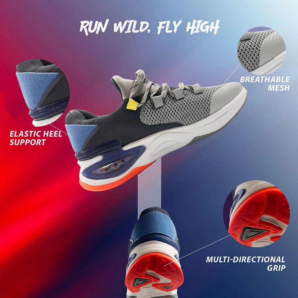 Leap7x Lacing Light Grey Casual Shoes For Men SIGMA-1E By Liberty Casual Shoes And Sneakers