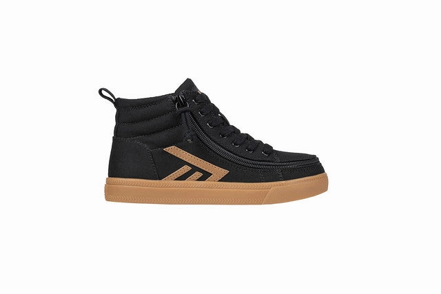 Toddler  - Black/Gum CS Canvas Shoes Vintage Skate