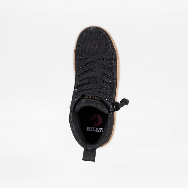 Toddler  - Black/Gum CS Canvas Shoes Skate Shoes Logo