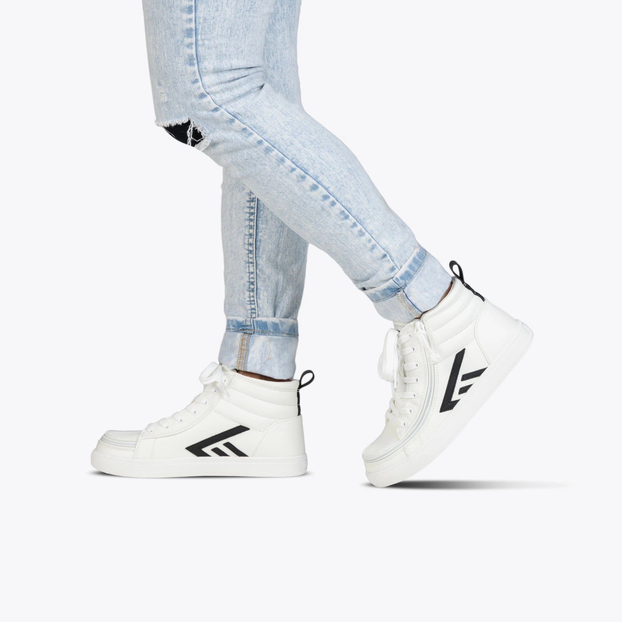 Toddlers - White/Black BILLY CS High Aaron Kyro Skate