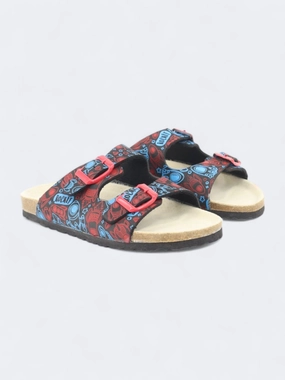 Kids Boy's Graphic Printed Slippers,Multi Frozen Slippers