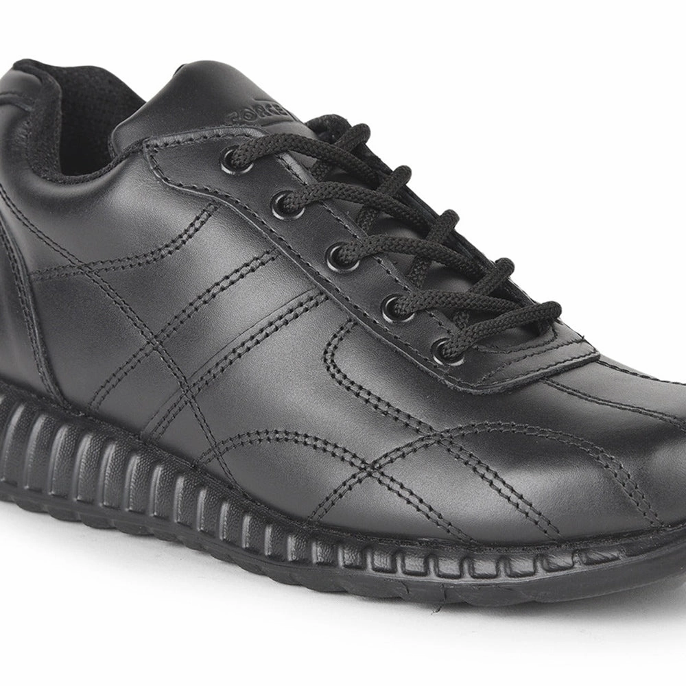 Casual Wear Dress Shoes Force 10 Lacing Black Casual Shoes For Men 9906-05 By Liberty