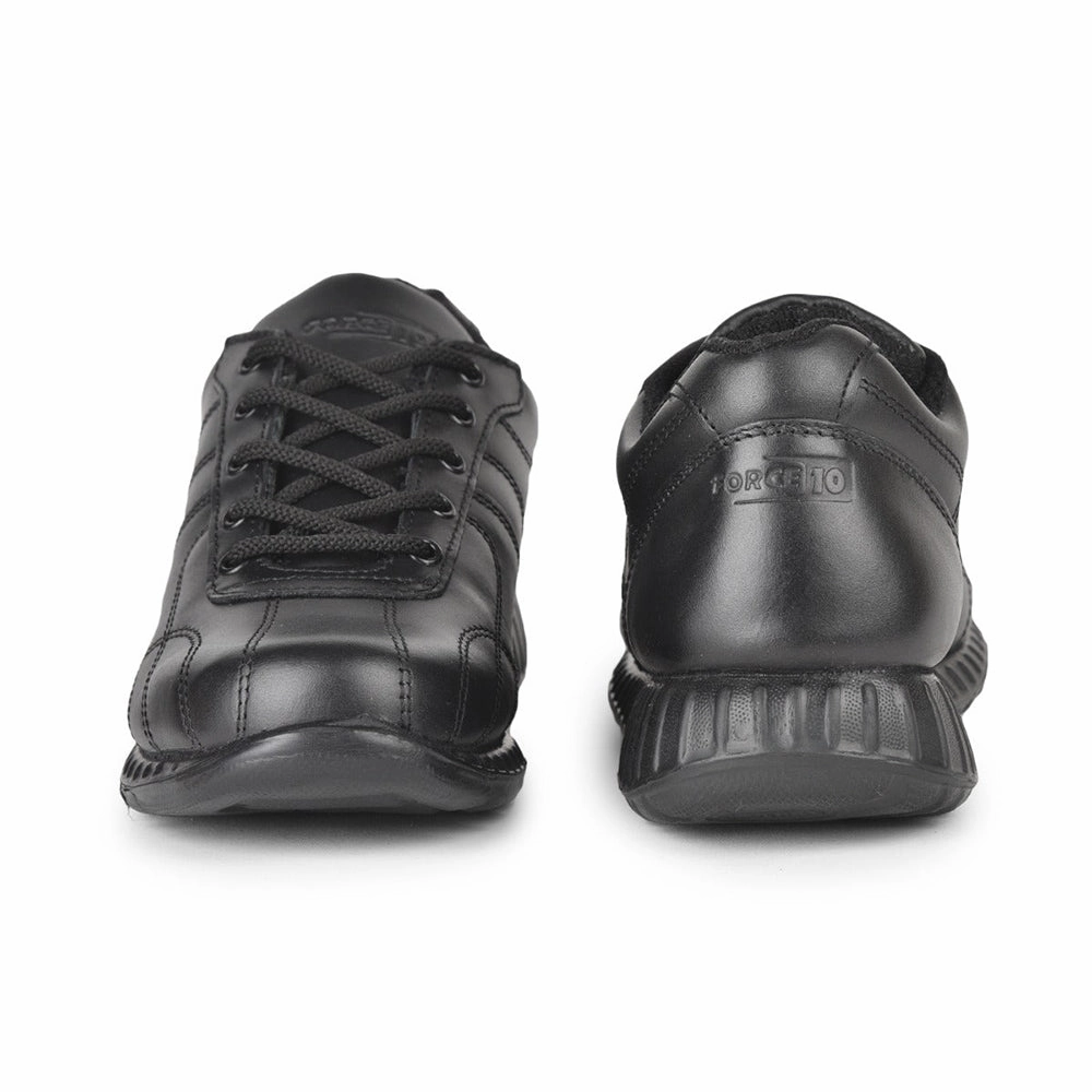 Force 10 Lacing Black Casual Shoes For Men 9906-05 By Liberty Dockers Feinstein Casual Shoes