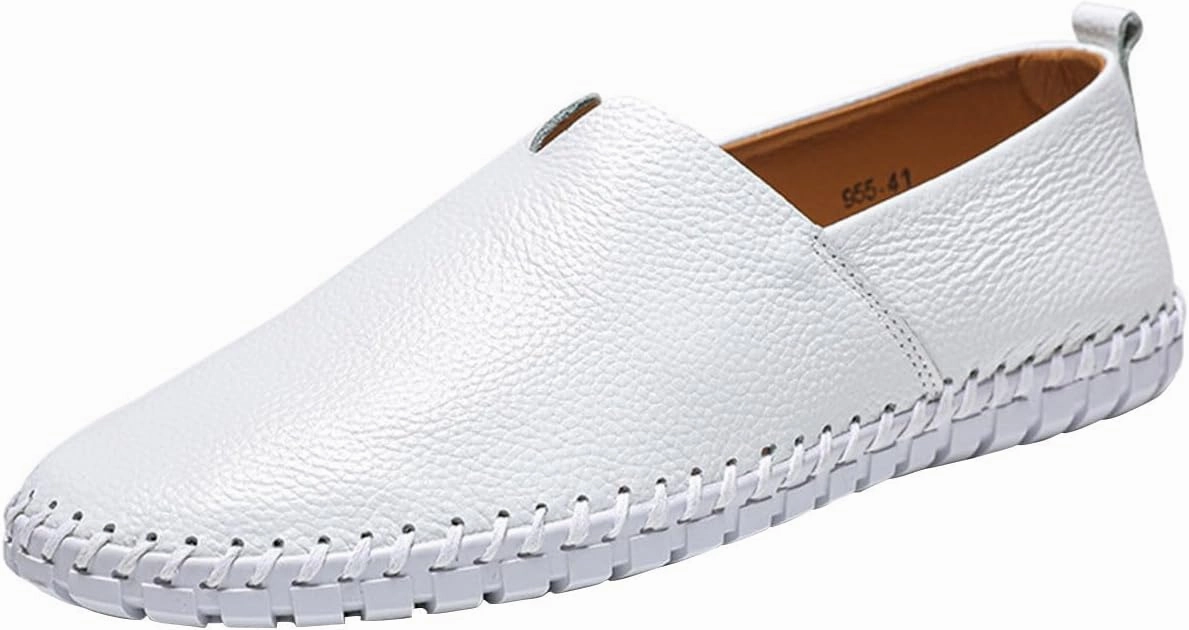 Wear Golf Shoes Casually Mens Driving Loafers Casual Shoes Slip On Lightweight Breathable Shoe Lightweight Hiking Workout Footwear Dressy Outfits