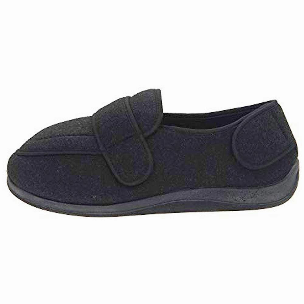 Nylon Puffer Slippers Foamtreads Physician Extra Wide Slipper Black (Women's)
