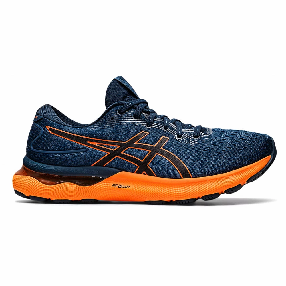 Asics Gel Dedicate 6 Tennis Shoes Men's Asics GEL-Nimbus 24, French Blue/Shocking Orange, 11 D Medium