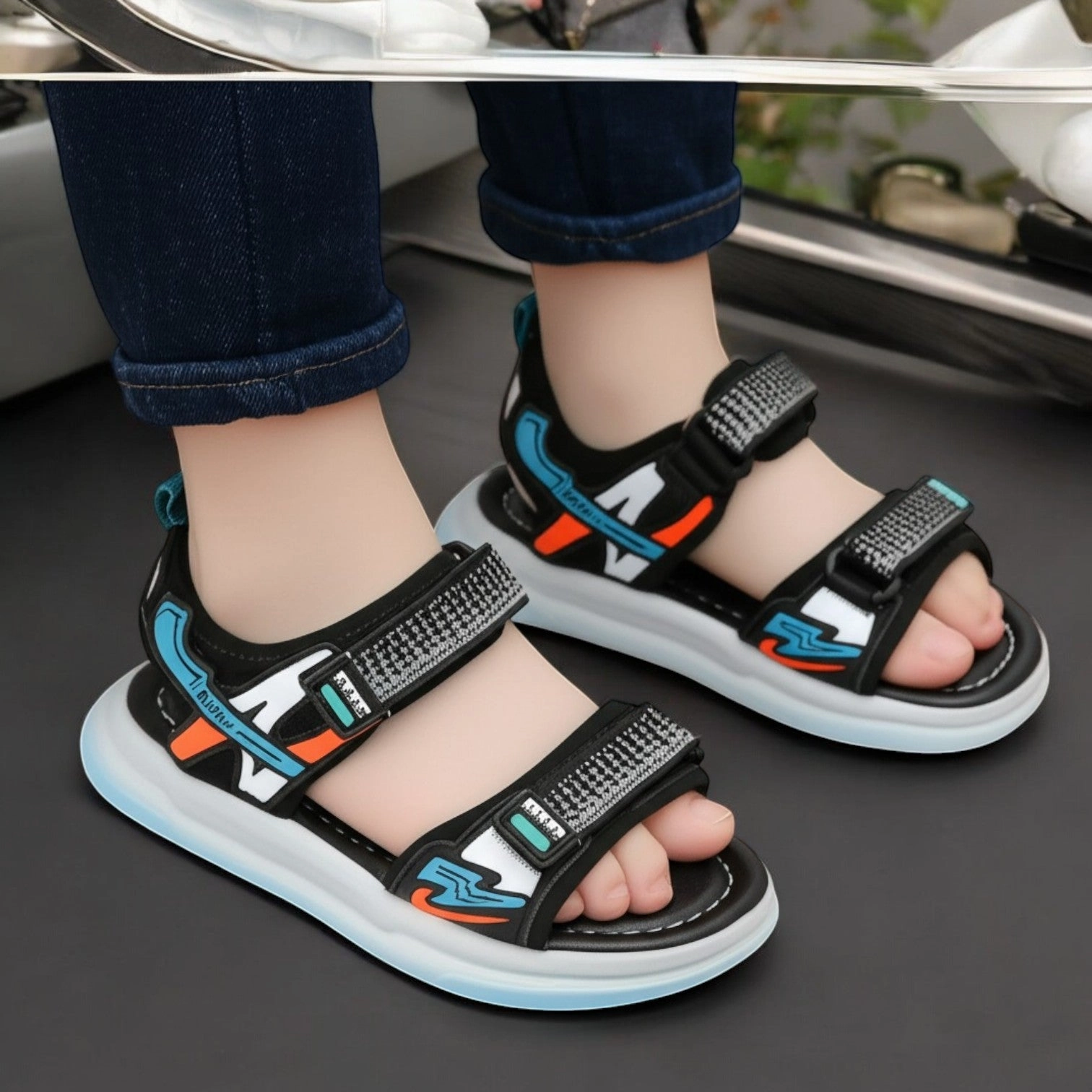 Kids A829 sandal Sandals On Flat Shoes