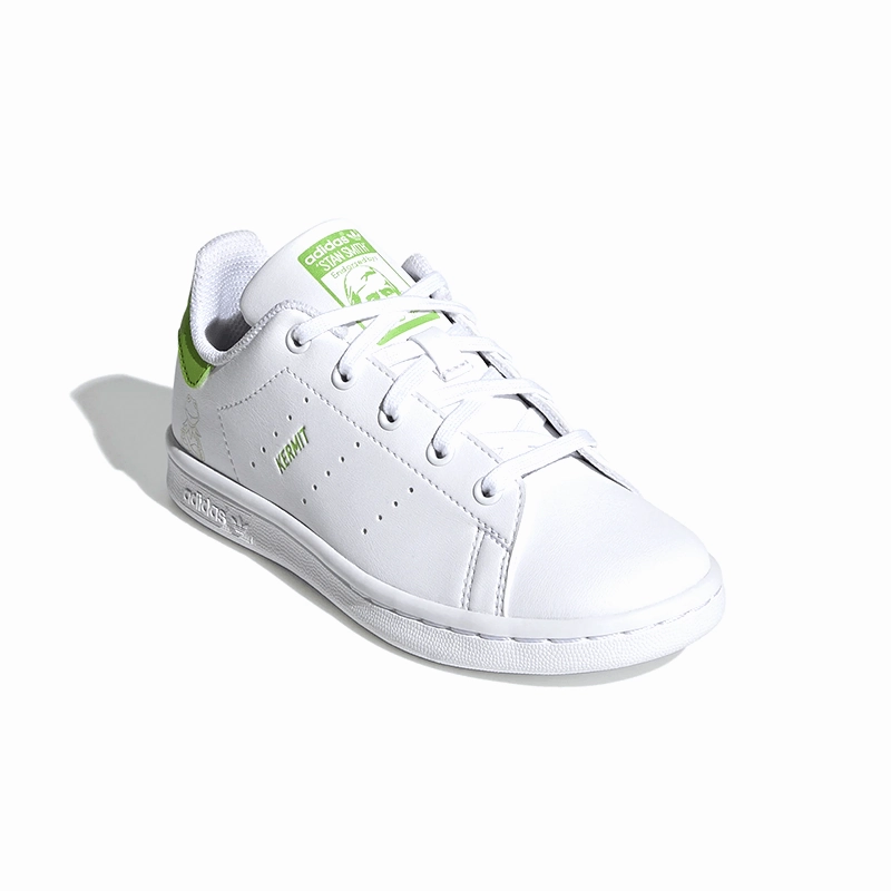 Adidas Gamecourt 2 Tennis Shoe [FY6534] Stan Smith "KERMIT" Preschool/Little Kids Shoes